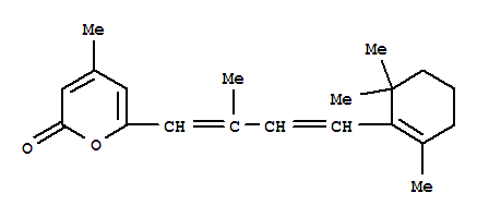 4-methyl-6-[2-methyl-4-(2,6,6-trimethylcyclohex-1-en-1-yl)buta-1,3-dien-1-yl]-2H-pyran-2-one