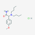 Benzeneacetamide, a-(dibutylamino)-4-methoxy-, hydrochloride