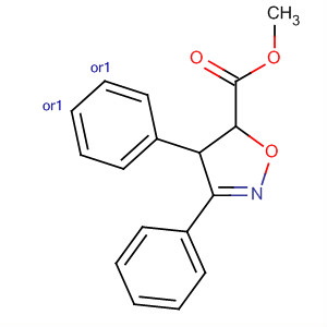 5-Isoxazolecarboxylic acid, 4,5-dihydro-3,4-diphenyl-, methyl ester,(4R,5R)-rel-