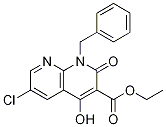 Ethyl 1-benzyl-6-chloro-4-hydroxy-2-oxo-1,2-dihydro[1,8]naphthyridine-3-carboxylate