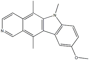 6H-Pyrido[4,3-b]carbazole,9-methoxy-5,6,11-trimethyl-