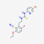 1-(5-bromopyridin-2-yl)-3-[2-(2-cyano-3-ethoxy-6-fluorophenyl)ethyl]thiourea