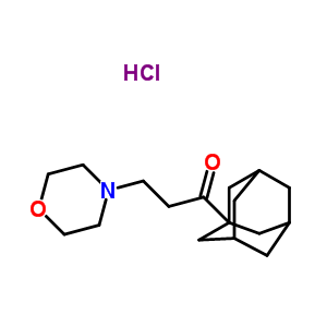 3-(morpholin-4-yl)-1-(tricyclo[3.3.1.1~3,7~]dec-1-yl)propan-1-one hydrochloride (1:1)
