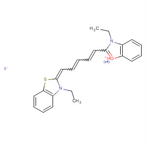 Benzoxazolium,3-ethyl-2-[5-(3-ethyl-2(3H)-benzothiazolylidene)-1,3-pentadienyl]-,iodide