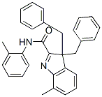 3,3-Dibenzyl-7-methyl-N-(o-tolyl)-3H-indole-2-carboxamide