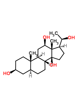 (3beta,5alpha,12beta,14beta,20R)-pregnane-3,12,14,20-tetrol