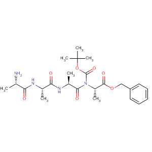 L-Alanine, N-[(1,1-dimethylethoxy)carbonyl]-L-alanyl-L-alanyl-L-alanyl-,phenylmethyl ester