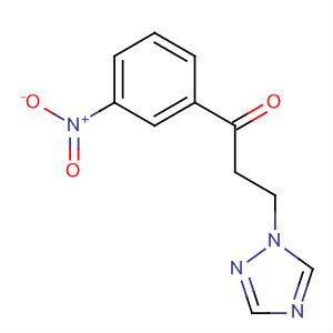 1-Propanone, 1-(3-nitrophenyl)-3-(1H-1,2,4-triazol-1-yl)-