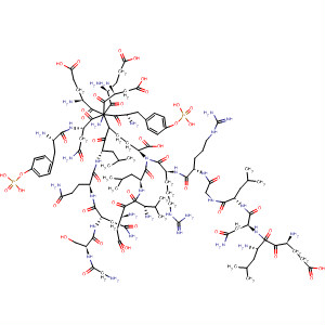 L-Lysine,glycyl-L-seryl-L-asparaginyl-L-glutaminyl-L-leucyl-O-phosphono-L-tyrosyl-L-asparaginyl-L-a-glutamyl-L-leucyl-L-asparaginyl-L-leucylglycyl-L-arginyl-L-arginyl-L-a-glutamyl-L-a-glutamyl-O-phosphono-L-tyrosyl-L-a-aspartyl-L-valyl-L-leucyl-L-a-aspart