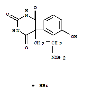 5-[2-(dimethylamino)ethyl]-5-(3-hydroxyphenyl)pyrimidine-2,4,6(1H,3H,5H)-trione hydrobromide (1:1)
