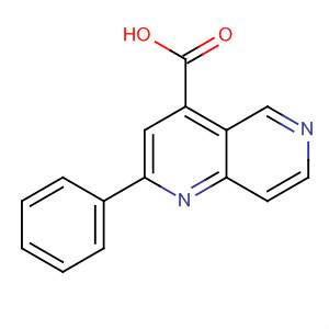 1,6-Naphthyridine-4-carboxylic acid, 2-phenyl-
