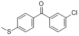 3-CHLORO-4-(METHYLTHIO)BENZOPHENONE