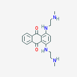 1,4-bis{[2-(methylamino)ethyl]amino}anthracene-9,10-dione