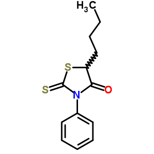 5-butyl-3-phenyl-2-thioxo-1,3-thiazolidin-4-one