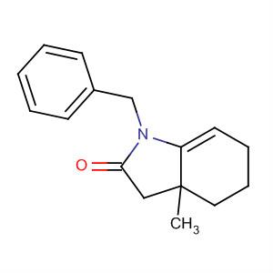 2H-Indol-2-one, 1,3,3a,4,5,6-hexahydro-3a-methyl-1-(phenylmethyl)-
