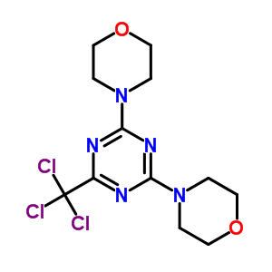 2,4-di(morpholin-4-yl)-6-(trichloromethyl)-1,3,5-triazine