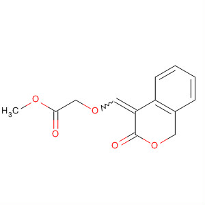 Acetic acid, [(3-oxo-1H-2-benzopyran-4(3H)-ylidene)methoxy]-, methylester