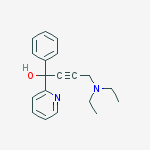 4-(diethylamino)-1-phenyl-1-pyridin-2-ylbut-2-yn-1-ol