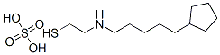 2-(5-Cyclopentylpentyl)aminoethanethiol sulfate
