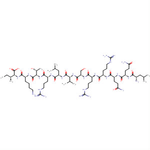 L-Isoleucine,L-leucyl-L-glutaminyl-L-glutaminyl-L-arginyl-L-arginyl-L-seryl-L-valyl-L-leucyl-L-arginyl-L-threonyl-L-lysyl-