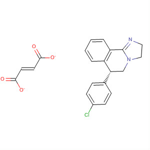 Imidazo[2,1-a]isoquinoline, 6-(4-chlorophenyl)-2,3,5,6-tetrahydro-,(6R)-, (2E)-2-butenedioate (1:1)