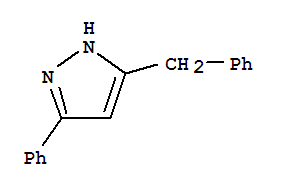 1H-pyrazole, 5-phenyl-3-(phenylmethyl)-