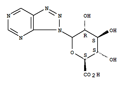 Glucopyranuronic acid,1-deoxy-1-(3H-1,2,3-triazolo[4,5-d]pyrimidin-3-yl)-