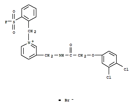 3-({[(3,4-dichlorophenoxy)acetyl]amino}methyl)-1-[2-(fluorosulfonyl)benzyl]pyridinium