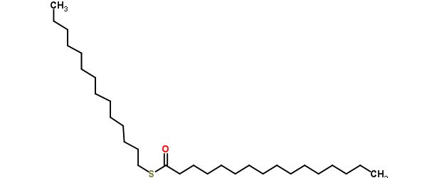 hexadecanethioic acid, S-tetradecyl ester