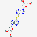 5-[6-[9-[4-hydroxy-5-(hydroxymethyl)tetrahydrofuran-2-yl]purin-6-yl]disulfanylpurin-9-yl]-2-(hydroxymethyl)tetrahydrofuran-3-ol