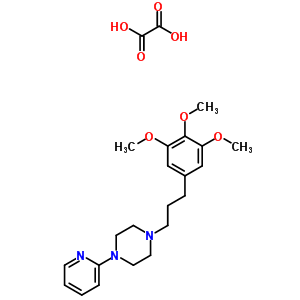 1-(pyridin-2-yl)-4-[3-(3,4,5-trimethoxyphenyl)propyl]piperazine ethanedioate (1:1)