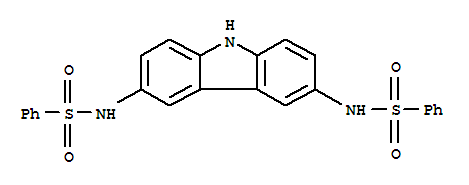N,N'-9H-carbazole-3,6-diyldibenzenesulfonamide