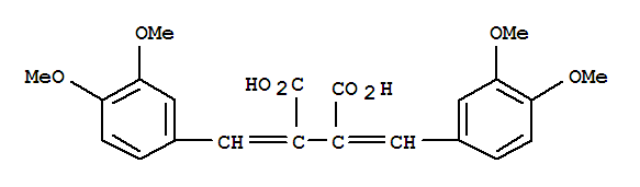 bis(3,4-dimethoxybenzylidene)butanedioic acid