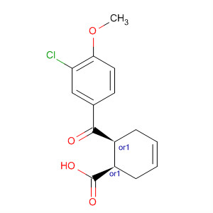 3-Cyclohexene-1-carboxylic acid, 6-(3-chloro-4-methoxybenzoyl)-,(1R,6S)-rel-