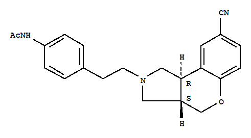 N-[4-[2-[(3aS,9bR)-8-Cyano-1,3a,4,9b-tetrahydro[1]benzopyrano[3,4-c]pyrrol-2(3H)-yl]ethyl]phenyl]acetamide
