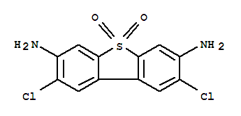 2,8-dichlorodibenzo[b,d]thiophene-3,7-diamine 5,5-dioxide