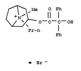 3-{[hydroxy(diphenyl)acetyl]oxy}-8-methyl-8-propyl-8-azoniabicyclo[3.2.1]octane bromide