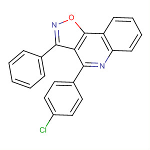 Isoxazolo[4,5-c]quinoline, 4-(4-chlorophenyl)-3-phenyl-