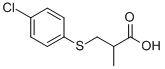 3-[(4-CHLOROPHENYL)THIO]-2-METHYLPROPANOIC ACID