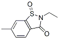 1,2-Benzisothiazol-3(2H)-one,2-ethyl-6-methyl-, 1-oxide