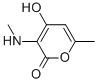 2H-Pyran-2-one,4-hydroxy-6-methyl-3-(methylamino)-