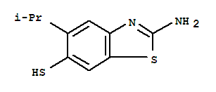6-Benzothiazolethiol,2-amino-5-(1-methylethyl)-