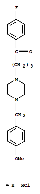 1-(4-fluorophenyl)-4-[4-(4-methoxybenzyl)piperazin-1-yl]butan-1-one hydrochloride (1:1)
