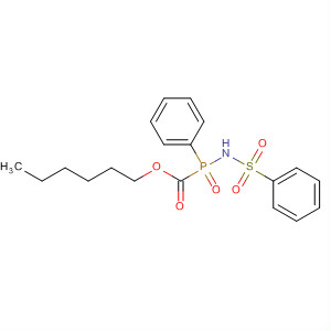 Phosphonamidic acid, P-phenyl-N-(phenylsulfonyl)-, hexyl ester