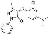 4-[(2-Chloro-4-dimethylaminophenyl)imino]-3-methyl-1-phenyl-2-pyrazolin-5-one