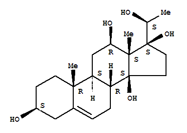 Pregn-5-ene-3,12,14,17,20-pentol,(3b,12b,14b,17a,20S)-