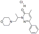 4-methyl-2-(1-morpholin-4-ylpropan-2-yl)-6-phenyl-pyridazin-3-one hydr ochloride