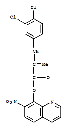 7-nitroquinolin-8-yl (2E)-3-(3,4-dichlorophenyl)-2-methylprop-2-enoate