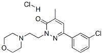 6-(3-chlorophenyl)-4-methyl-2-(2-morpholin-4-ylethyl)pyridazin-3-one h ydrochloride
