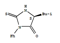 (5S)-5-Isobutyl-3-phenyl-2-thioxo-4-imidazolidinone